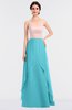 Elegant A-line Strapless Sleeveless Zip up Plainness Bridesmaid Dresses