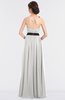 Elegant A-line Halter Sleeveless Zip up Floor Length Bridesmaid Dresses