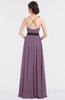 Elegant A-line Halter Sleeveless Zip up Floor Length Bridesmaid Dresses