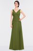 Elegant A-line Sleeveless Floor Length Ruching Bridesmaid Dresses