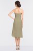 Elegant Sheath Strapless Sleeveless Zip up Ruching Bridesmaid Dresses