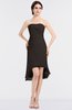 Elegant Sheath Strapless Sleeveless Zip up Ruching Bridesmaid Dresses