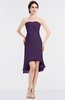 Elegant Sheath Strapless Sleeveless Zip up Ruching Bridesmaid Dresses