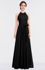 Classic A-line Halter Zip up Pick up Bridesmaid Dresses