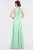 Classic A-line Halter Zip up Pick up Bridesmaid Dresses