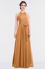 Classic A-line Halter Zip up Pick up Bridesmaid Dresses