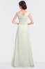 Mature A-line Short Sleeve Zip up Floor Length Bridesmaid Dresses