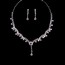Anniversary Pendant Necklaces Rhinestones Stylish Jewelry Sets