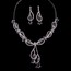 Hottest Drop Earrings Jewelry Sets Rhinestones Anniversary