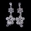 Party Clip Earrings Jewelry Sets Luxurious Alloy