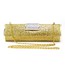 Satin Clutches Fashional Single Strap Simulated Leather Texture