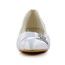 Closed Toe Wedding Shoes Satin Low Heel Girls' Graduation Extra Narrow