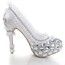 Average Wedding Shoes Closed Toe Dress Stiletto Heel Girls' Cloth