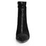 Swede Leather Pumps/Heels Zipper Booties/Ankle Boots Girls' Average Wedding