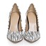 Abnormal/Fantasy Heels Wedding Shoes Women's Average Graduation Pointed Toe PVC