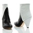 Pumps/Heels Boots Split Joint Average Booties/Ankle Boots Graduation Genuine Leather
