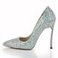 Women's Pumps/Heels Stiletto Heel Patent Leather Pumps/Heels Honeymoon Rhinestone