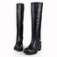 Girls' Boots Office & Career Average Flat Heel Genuine Leather Chain