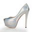 Stiletto Heel Pumps/Heels Women's Average Closed Toe Dress Patent Leather