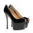 Stiletto Heel Pumps/Heels Average Women's Patent Leather Open Toe Dress