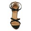 Buckle Sandals Sandals Sheepskin Average Stiletto Heel Party & Evening