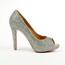 Average Pumps/Heels Girls' Wedding Peep Toe Cone Heel Sheepskin