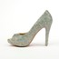 Average Pumps/Heels Girls' Wedding Peep Toe Cone Heel Sheepskin