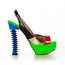 Abnormal/Fantasy Heels Sandals Dress Open Toe Average Patent Leather Women's