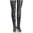 Outdoor Boots Over The Knee Boots Women's Stretch Leather Cone Heel Average