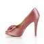 Bowknot Platforms Girls' Pointed Toe Average Satin Stiletto Heel
