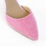 Patent Leather Pumps/Heels Imitation Pearl Abnormal/Fantasy Heels Medium Dress Pointed Toe