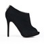 Average Wedding Shoes Wedding Zipper Cone Heel Pumps/Heels Stretch Fabric
