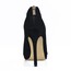 Average Wedding Shoes Wedding Zipper Cone Heel Pumps/Heels Stretch Fabric