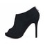 Average Wedding Shoes Wedding Zipper Cone Heel Pumps/Heels Stretch Fabric