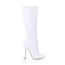 Stiletto Heel Wedding Shoes Zipper Dress Average Girls' Opalescent Lacquers