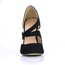 Stiletto Heel Wedding Shoes Office & Career Stretch Velvet Pumps/Heels Hollow-Out Women's