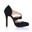 Stiletto Heel Wedding Shoes Office & Career Stretch Velvet Pumps/Heels Hollow-Out Women's