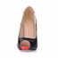 Women's Wedding Shoes PU Narrow Stiletto Heel Office & Career Peep Toe