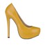 Closed Toe Platforms PU Dress Wide Women's Stiletto Heel