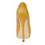 Closed Toe Platforms PU Dress Wide Women's Stiletto Heel