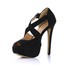 Girls' Wedding Shoes Pumps/Heels Extra Wide Wedding Stiletto Heel Stretch Velvet