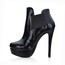 Booties/Ankle Boots Wedding Shoes Bootie Party & Evening Stiletto Heel Stretch Fabric Extra Wide