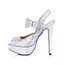 Stiletto Heel Sandals Sequined Cloth/Sparkling Glitter Graduation Girls' Sparkling Glitter Peep Toe