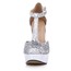 Round Toe Sandals Honeymoon Girls' Buckle Sequined Cloth/Sparkling Glitter Wide