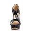 Wedding Platforms Wide Round Toe Zipper Stiletto Heel Opalescent Lacquers