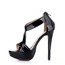 Wedding Platforms Wide Round Toe Zipper Stiletto Heel Opalescent Lacquers