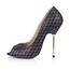 Stiletto Heel Wedding Shoes Women's Sparkling Glitter Average Sequined Cloth/Sparkling Glitter Peep Toe