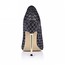 Stiletto Heel Wedding Shoes Women's Sparkling Glitter Average Sequined Cloth/Sparkling Glitter Peep Toe