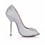 Stiletto Heel Wedding Shoes Women's Sparkling Glitter Average Sequined Cloth/Sparkling Glitter Peep Toe
