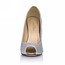 Stiletto Heel Wedding Shoes Women's Sparkling Glitter Average Sequined Cloth/Sparkling Glitter Peep Toe